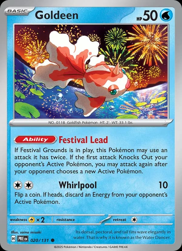 Goldeen – Prismatic Evolutions 020