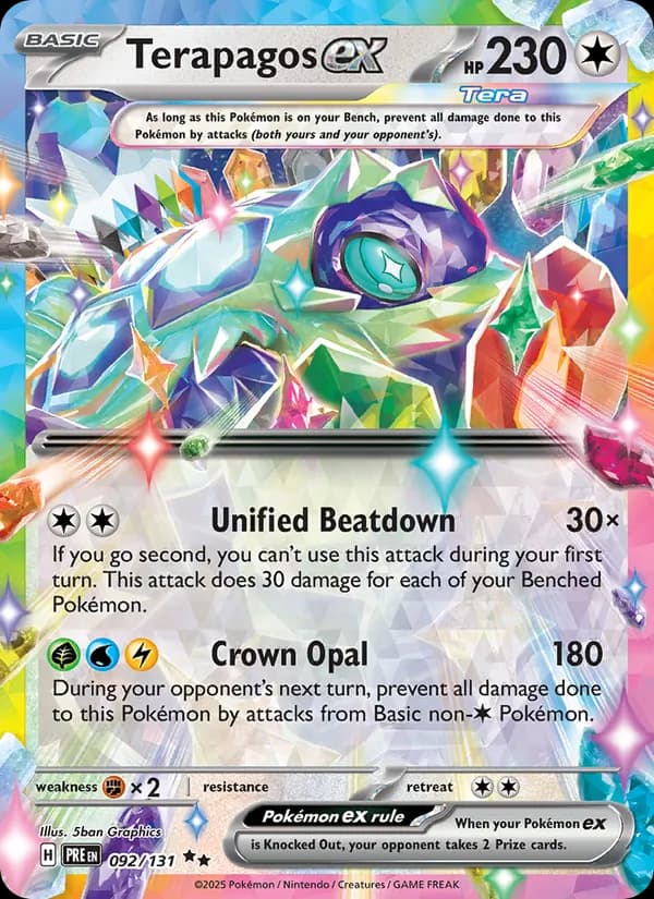 Terapagos ex – Prismatic Evolutions 092