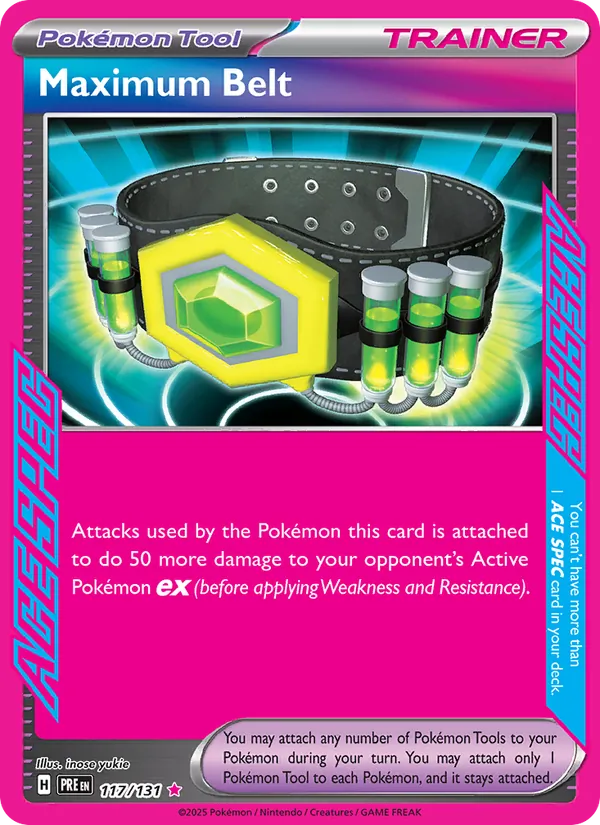 Maximum Belt – Prismatic Evolutions 117