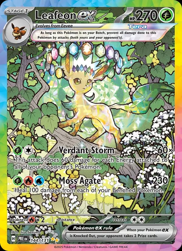 Leafeon ex – Prismatic Evolutions 144