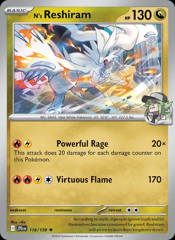 N's Reshiram – Journey Together 116