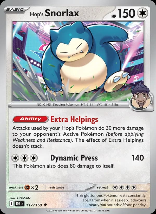 Hop's Snorlax – Journey Together 117