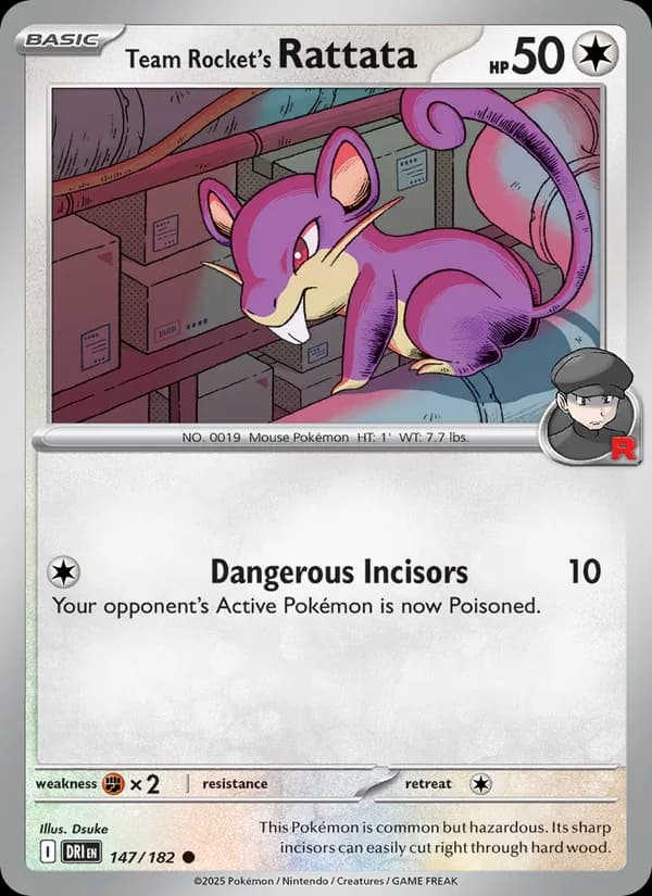 Team Rocket's Rattata – Destined Rivals 147