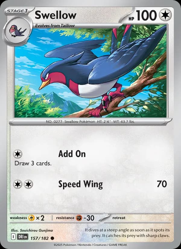 Swellow – Destined Rivals 157