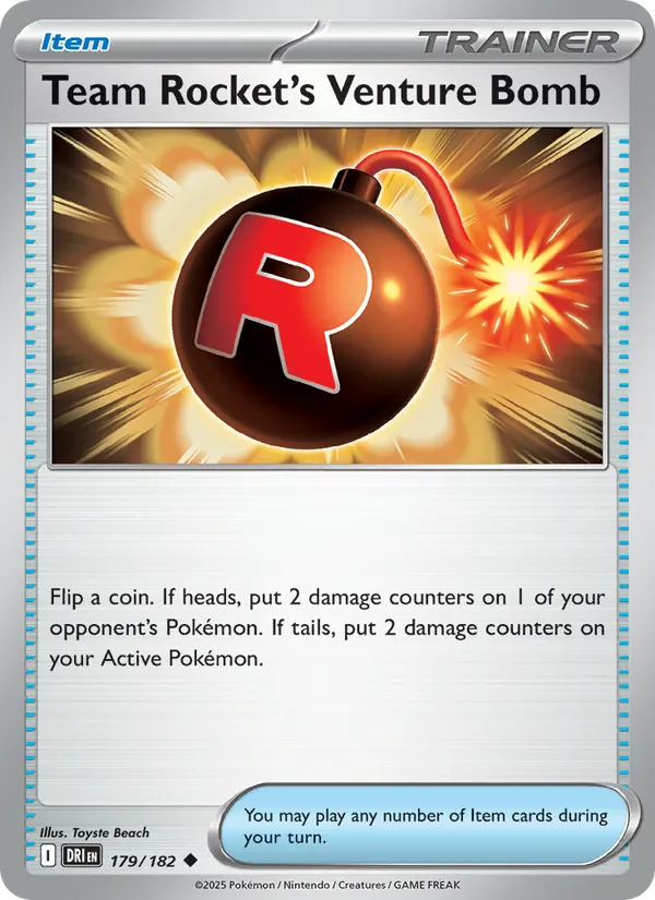Team Rocket's Venture Bomb – Destined Rivals 179