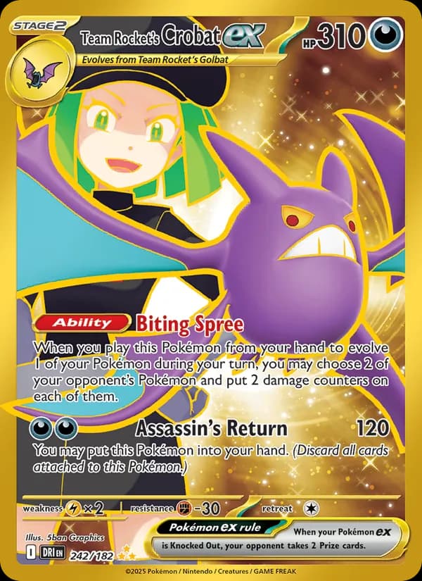 Team Rocket's Crobat ex – Destined Rivals 242