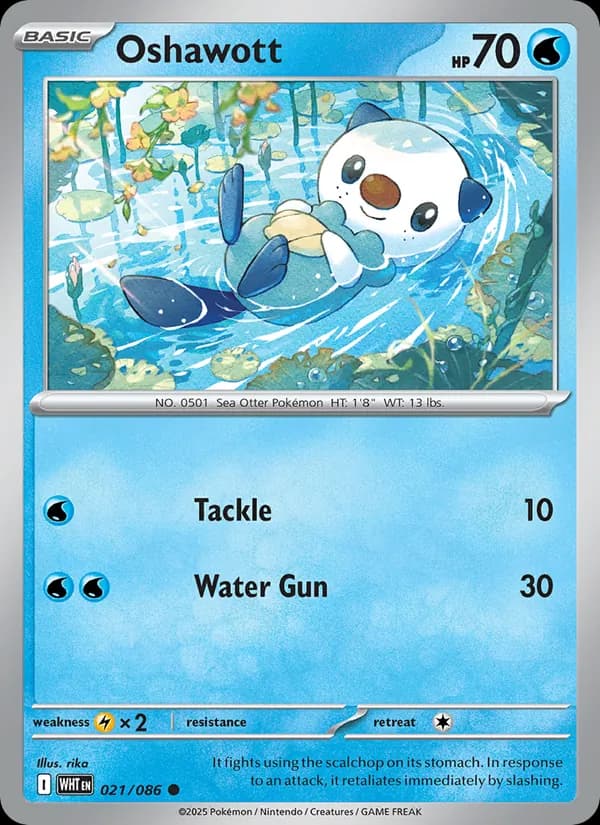 Oshawott – White Flare 021