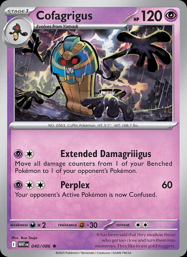 Cofagrigus – White Flare 040