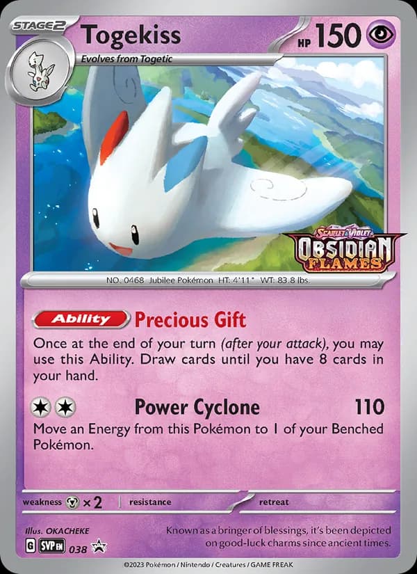 Togekiss – SVP Black Star Promos 038