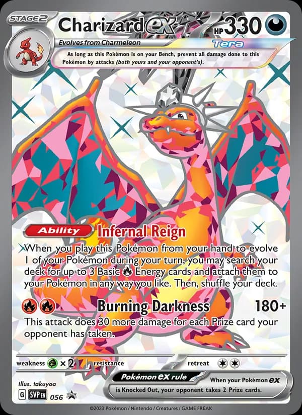 Charizard ex – SVP Black Star Promos 056