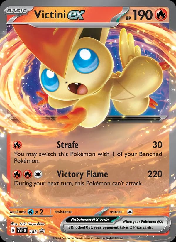 Victini ex – SVP Black Star Promos 142