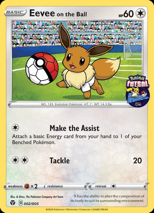 Eevee on the Ball – Pokémon Futsal 2020 2