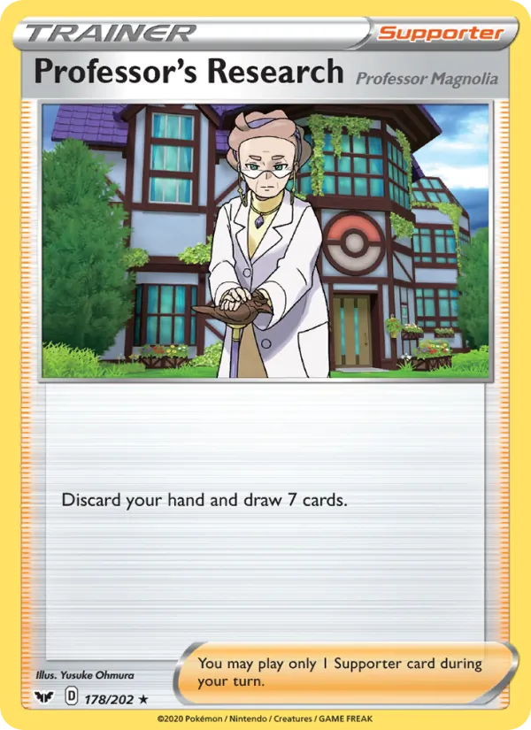 Professor's Research (Professor Magnolia) – Sword & Shield 178