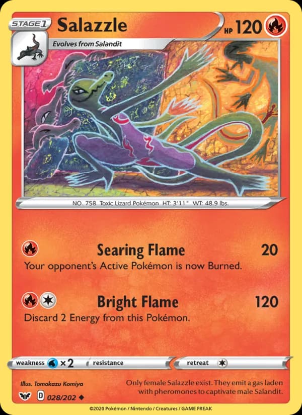 Salazzle – Sword & Shield 28