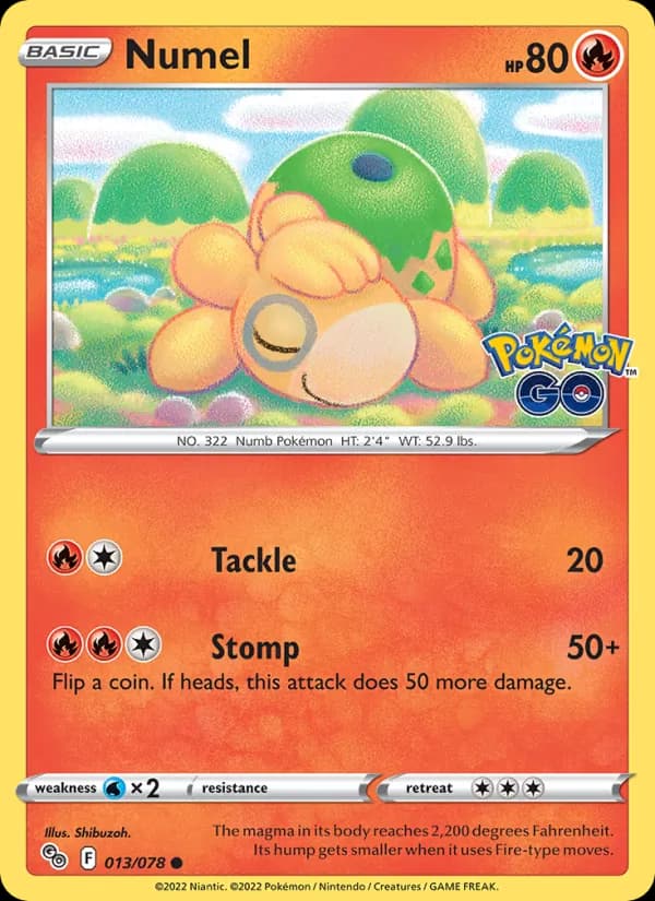 Numel – Pokémon GO 013