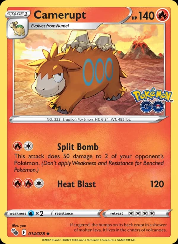 Camerupt – Pokémon GO 014