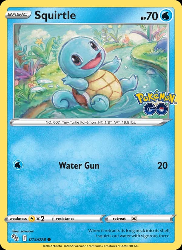 Squirtle – Pokémon GO 015