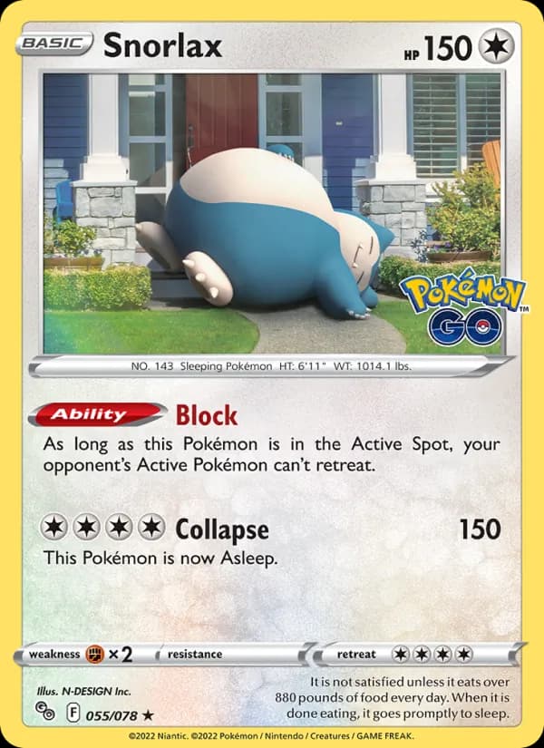 Snorlax – Pokémon GO 055