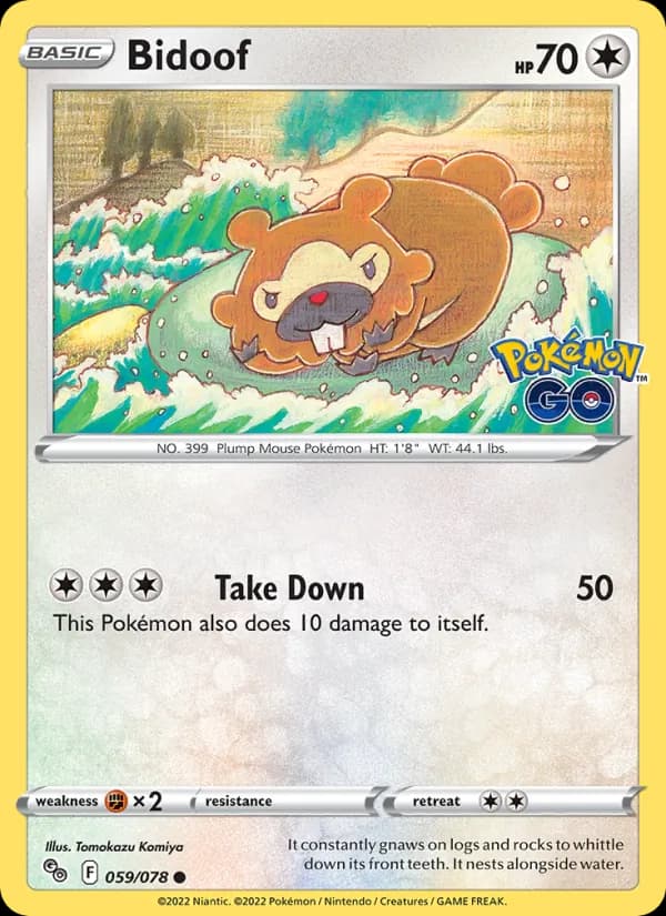 Bidoof – Pokémon GO 059