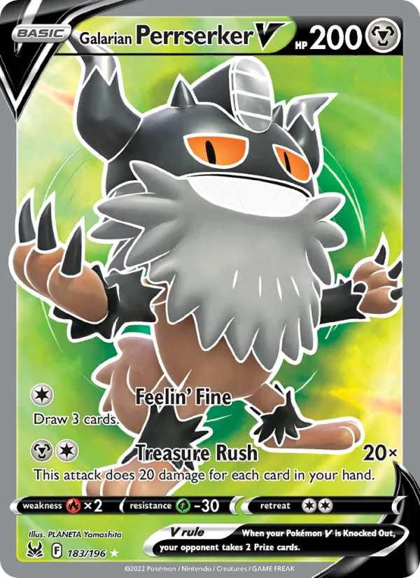 Galarian Perrserker V – Lost Origin 183