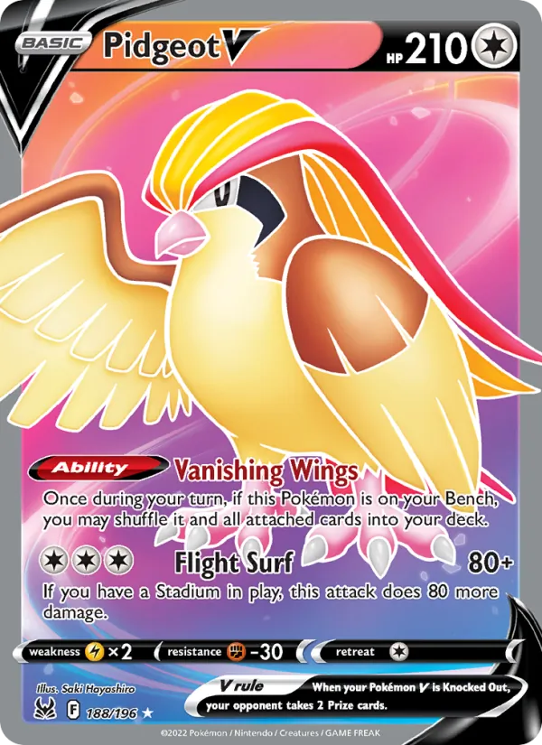 Pidgeot V – Lost Origin 188