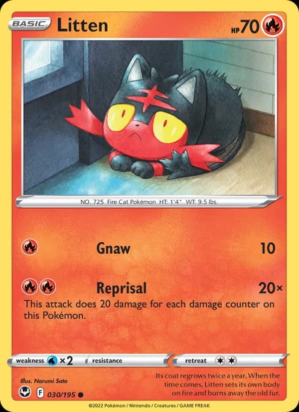 Litten – Silver Tempest 030