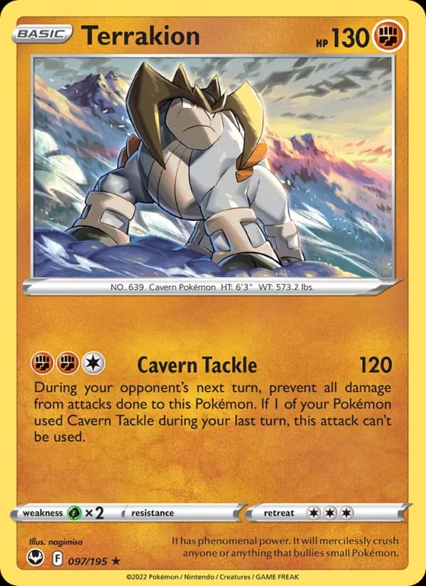 Terrakion – Silver Tempest 097