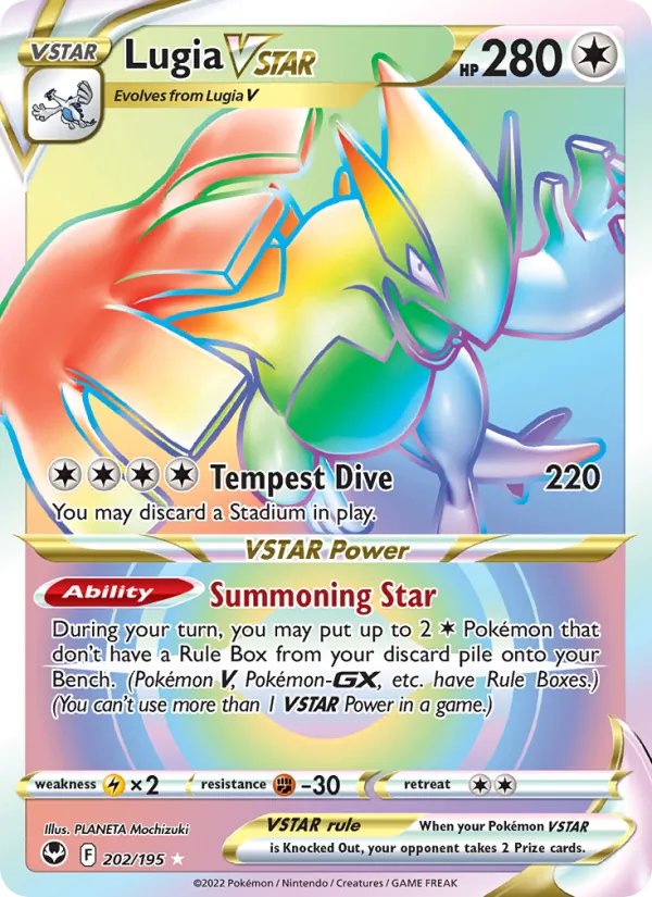 Lugia VSTAR – Silver Tempest 202
