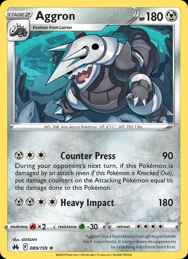 Aggron – Crown Zenith 089
