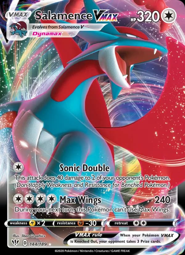 Salamence VMAX – Darkness Ablaze 144