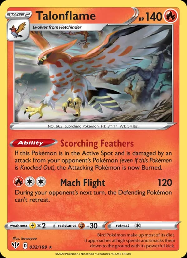 Talonflame – Darkness Ablaze 32