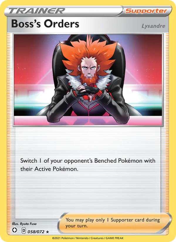 Boss's Orders (Lysandre) – Shining Fates 58