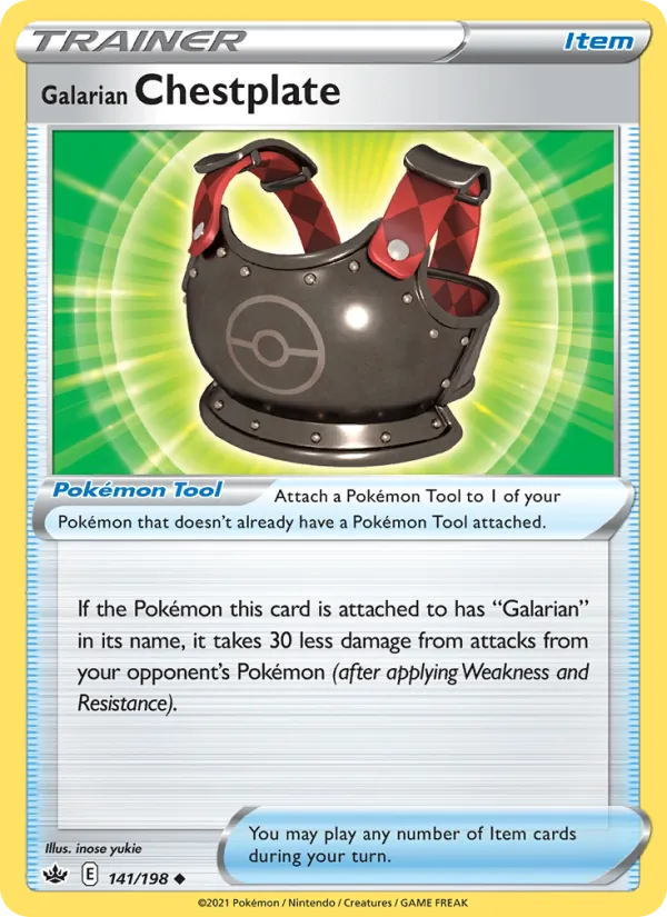 Galarian Chestplate – Chilling Reign 141