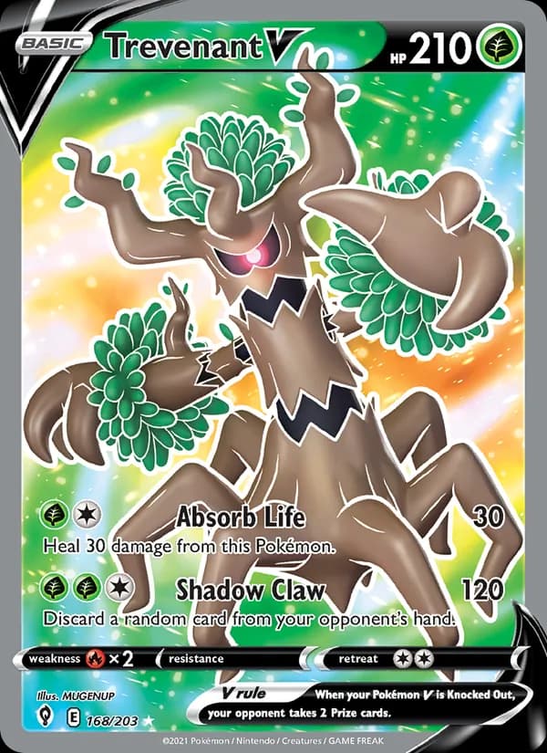 Trevenant V – Evolving Skies 168