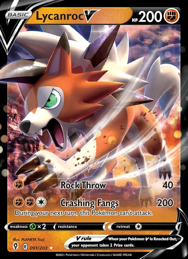 Lycanroc V – Evolving Skies 91