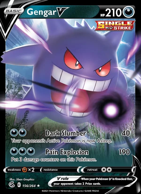 Gengar V – Fusion Strike 156