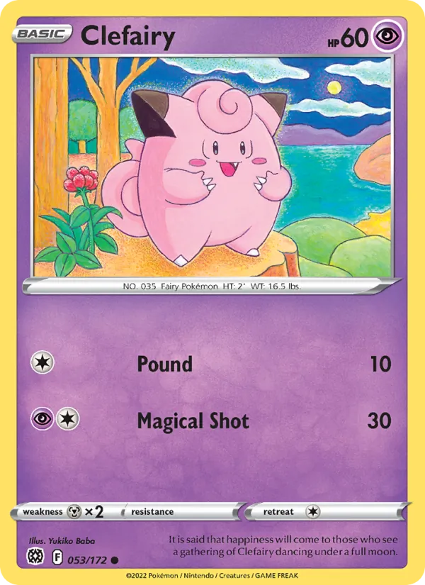 Clefairy – Brilliant Stars 053