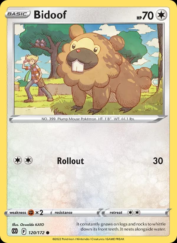 Bidoof – Brilliant Stars 120
