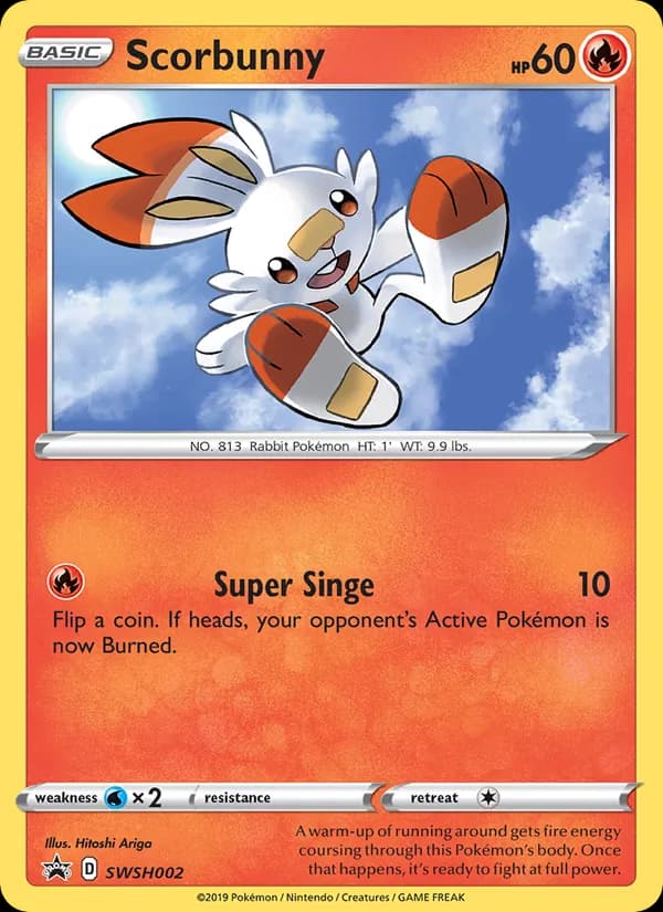 Scorbunny – SWSH Black Star Promos SWSH002