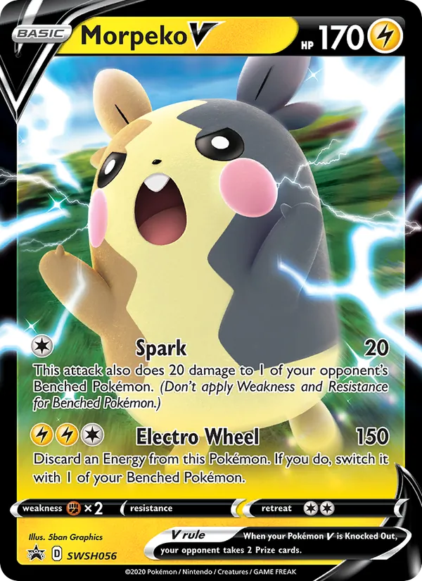 Morpeko V – SWSH Black Star Promos SWSH056