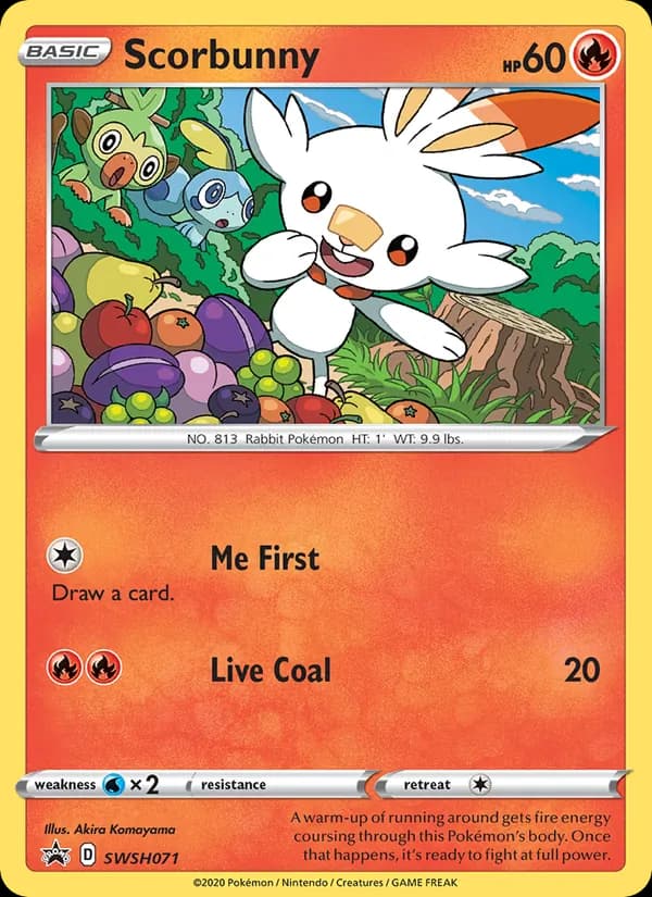 Scorbunny – SWSH Black Star Promos SWSH071