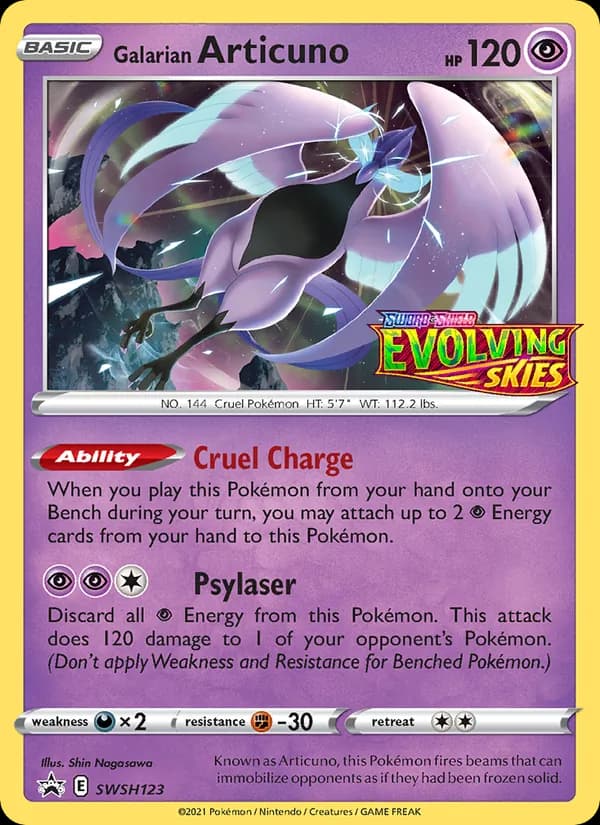 Galarian Articuno – SWSH Black Star Promos SWSH123