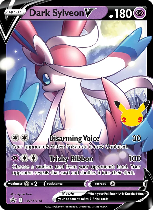 Dark Sylveon V – SWSH Black Star Promos SWSH134