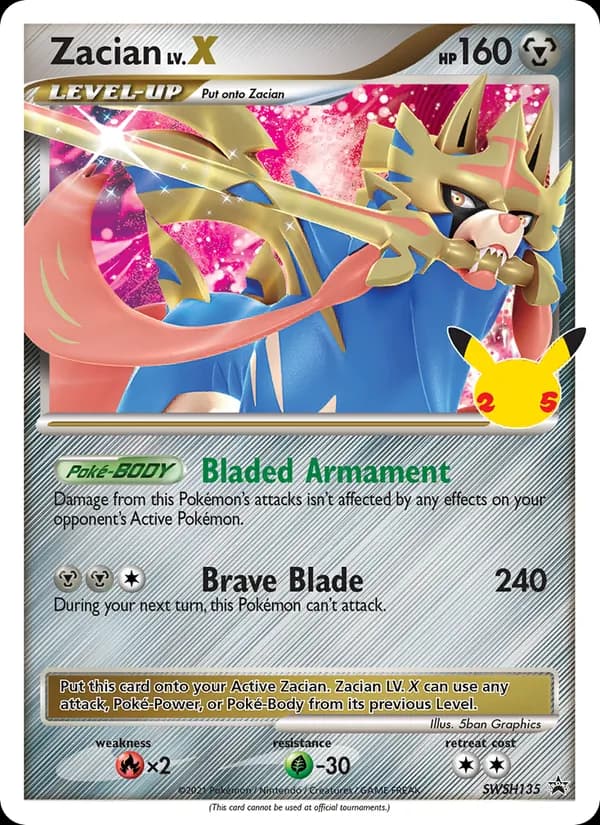 Zacian – SWSH Black Star Promos SWSH135