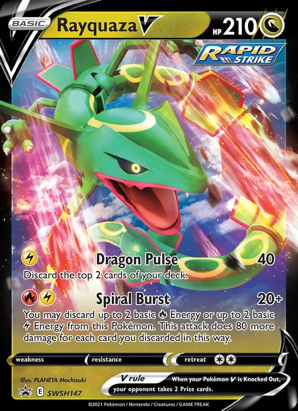 Rayquaza V – SWSH Black Star Promos SWSH147