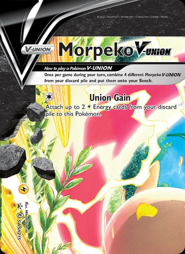 Morpeko V-UNION – SWSH Black Star Promos SWSH215