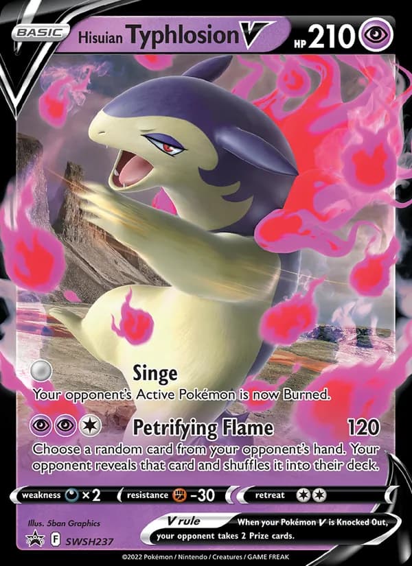 Hisuian Typhlosion V – SWSH Black Star Promos SWSH237