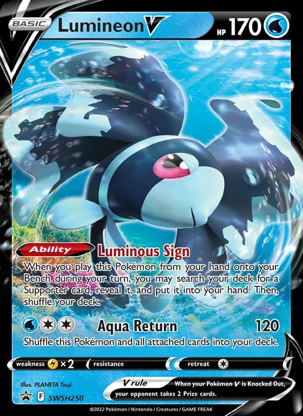 Lumineon V – SWSH Black Star Promos SWSH250