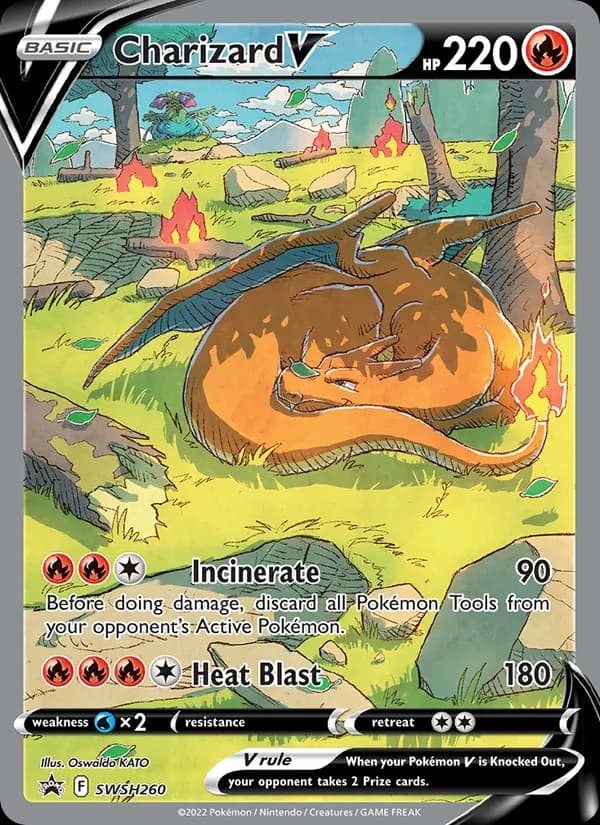 Charizard V – SWSH Black Star Promos SWSH260