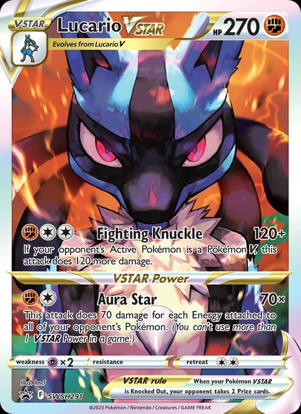 Lucario VSTAR – SWSH Black Star Promos SWSH291